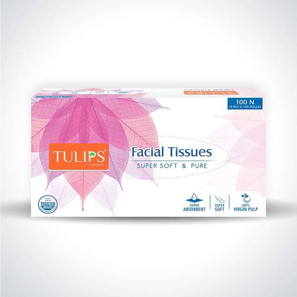 Facial Tissue - Tulips