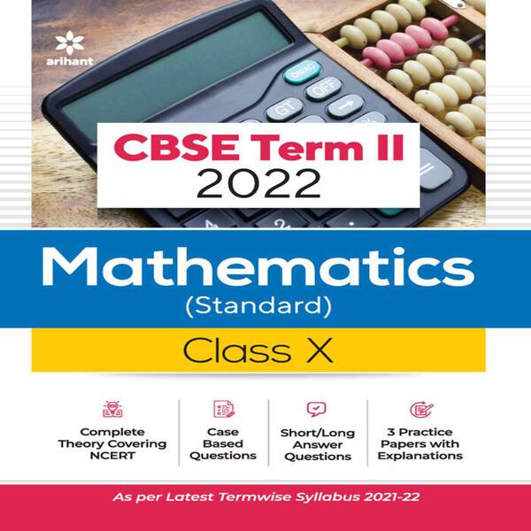 Sample Paper CBSE TERM 2 CLASS 10TH - MATHEMATICS - Arihant