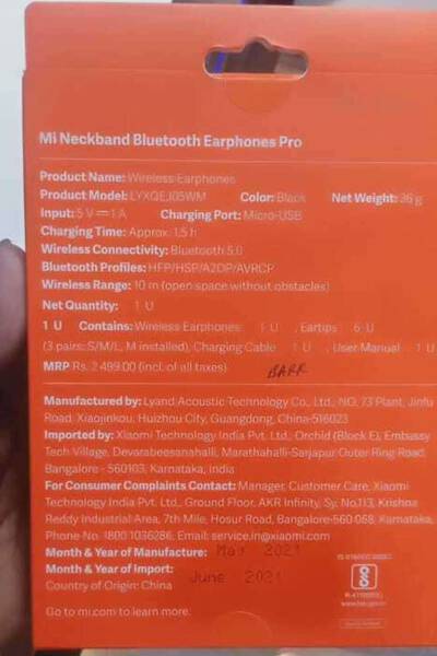 Bluetooth Earphone - Mi