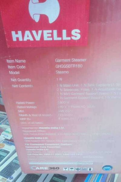 Garment Steamer - Havells
