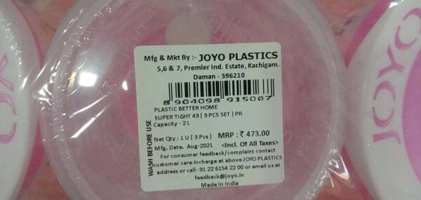 Plastic Container - Joyo Plastics