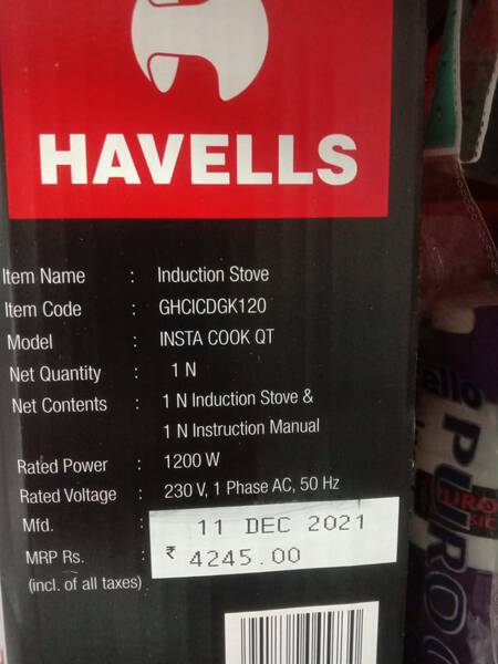 Induction Cooktop - Havells