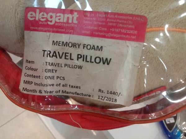 Travel Pillow - Elegant Auto Retail