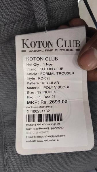 Formal Trousers - Koton Club
