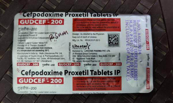 Gudcef - 200 - Lifestar Pharma Pvt Ltd.