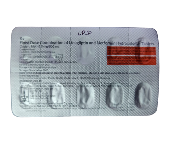 Fixed Dose Combination of Linagliptin and Metformin Hydrochloride Tablets - Lupin Pharmaceuticals, Inc.