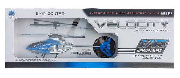 Velocity Mini Helicopter - B F Toys