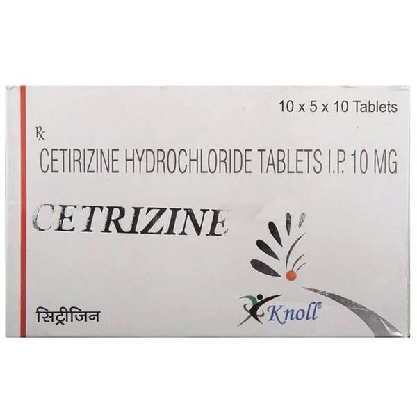 Cetrizine Tablets - Knoll Heathcare
