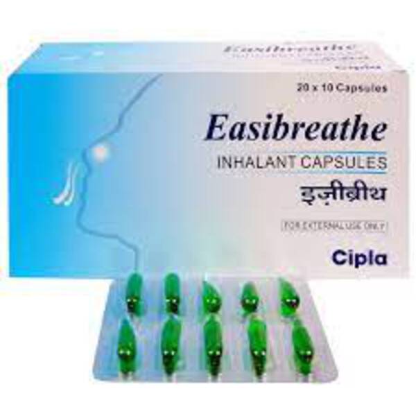 Easebreathe Inhalant Capsules - Cipla