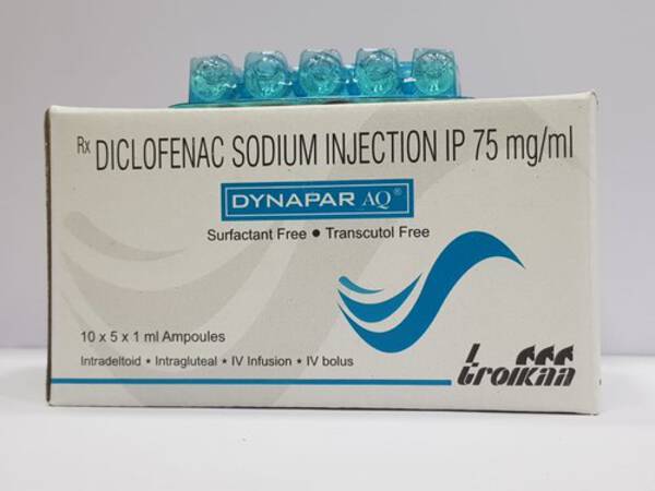Dynapar AQ  Injection 1ml - Troikaa Pharmaceuticals Ltd
