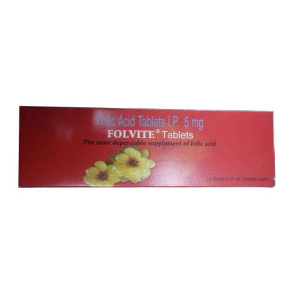 Folvite 5mg Tablets - Pfizer Limited