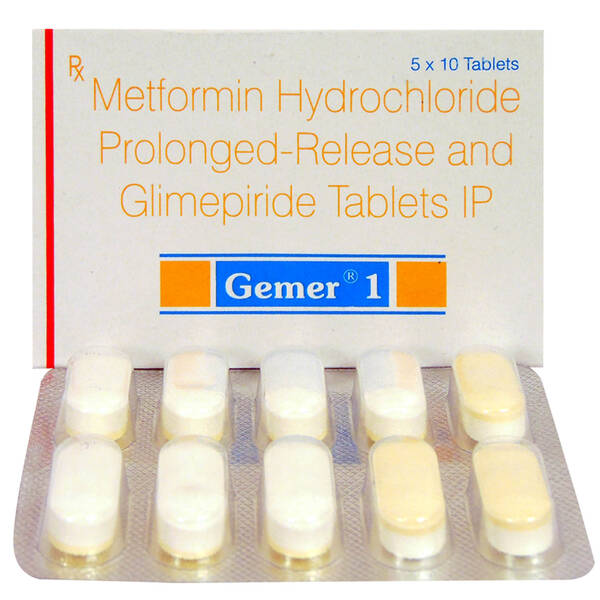 Gemer 1 Tablet PR - Sun Pharmaceutical Industries Ltd