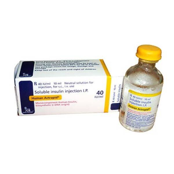 Human Actrapid 40IU/ml Solution for Injection - Novo Nordisk