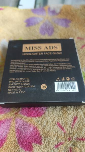 Highlighter - Miss Ads
