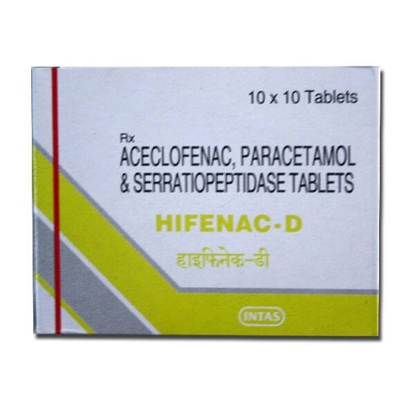 Hifenac-D Tablets - Intas Pharmaceuticals Ltd