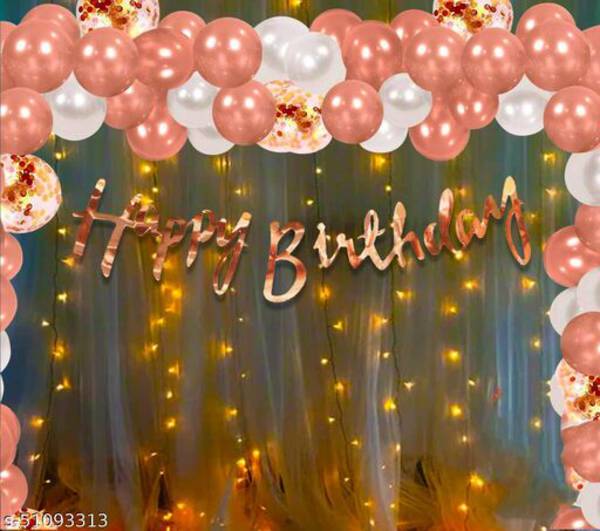 Happy Birthday Decoration Kit Combo - BalloonWala
