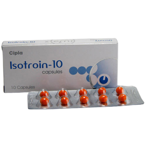 Isotroin 10 Capsules - Cipla
