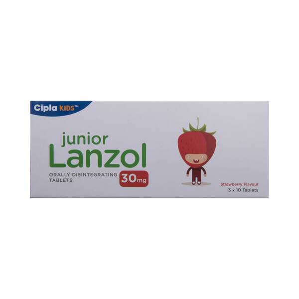 Junior Lanzol 30mg Tablet DT - Cipla