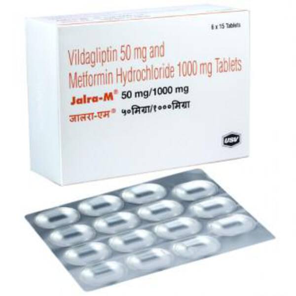 Jalra-M 50mg/1000mg Tablets - USV Ltd