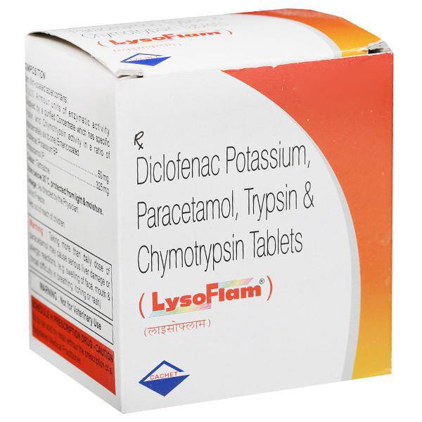 Lysoflam Tablets - Cachet Pharma