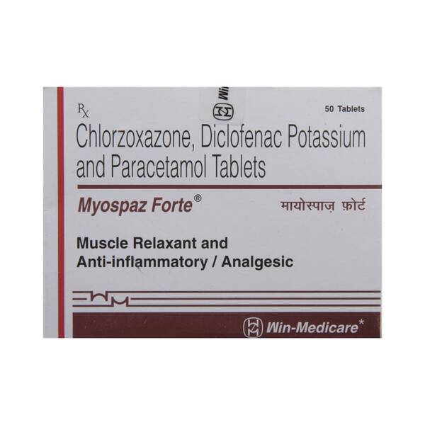 Myospaz Forte Tablets - Win Medicare