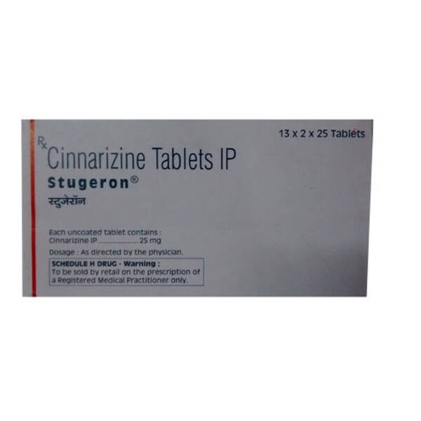 Stugeron Tablets - Janssen Pharmaceuticals