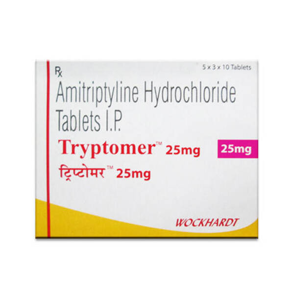 Tryptomer 25mg Tablets - Wockhardt Ltd