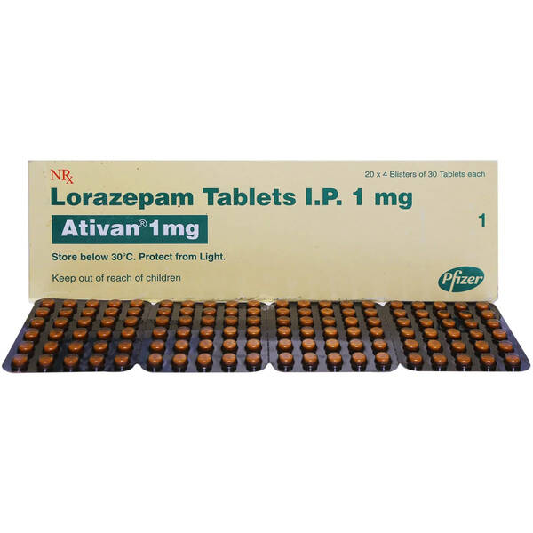 Ativan 1mg Tablets - Pfizer Limited