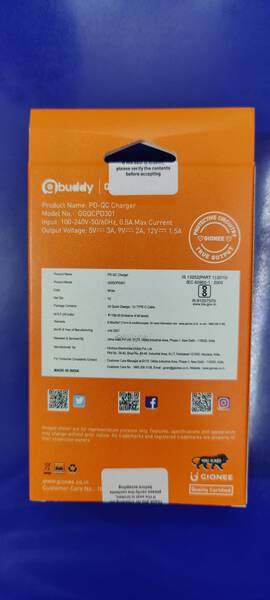 Mobile Charger - Buddy by Gionee