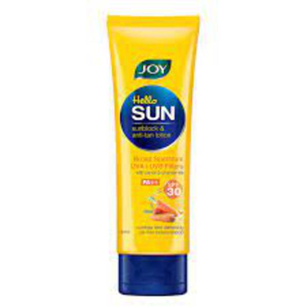 De-Tan Cream (Joy Hello Sun SunBlock & Anti-tan Lotion SPF30 (30ml) ) - JOY