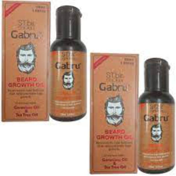 Beard Oil (ST. BIR Gabru Beard Oil - Geramiun oil & Tea Tree oil Hair Oil  (50 ml)) - St.bir Gabru