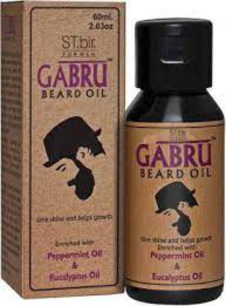 Beard Oil (ST.bir GABRU Beard Oil - Peppermint oil and Eucalyptus oil Hair Oil  (60 ml)) - St.bir Gabru