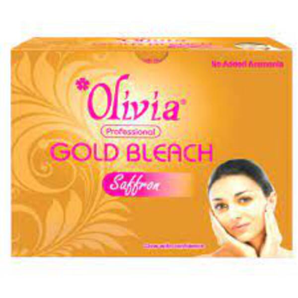 Bleach Cream (Olivia Gold Bleach (Saffron)  8( g)) - Olivia
