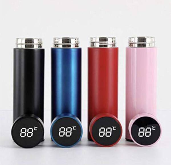 Water Bottle with LED Temperature Display - SS Enterprises