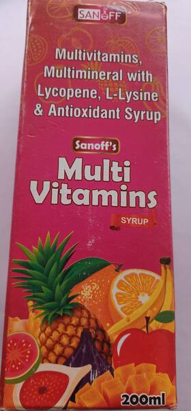 Multi Vitamin Syrup - Sanoff