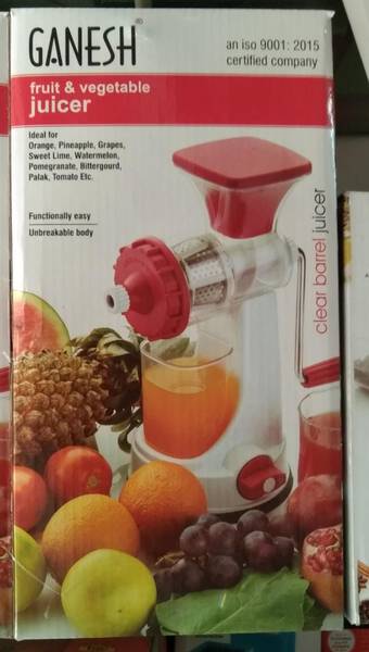 Ganesh fruit & vegetable juicer best sale