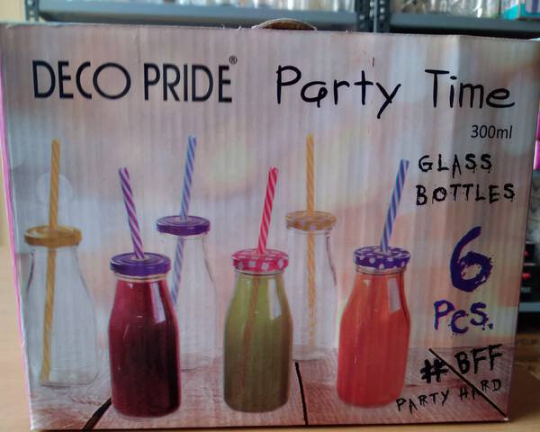 Party Glass Bottle - Deco Pride