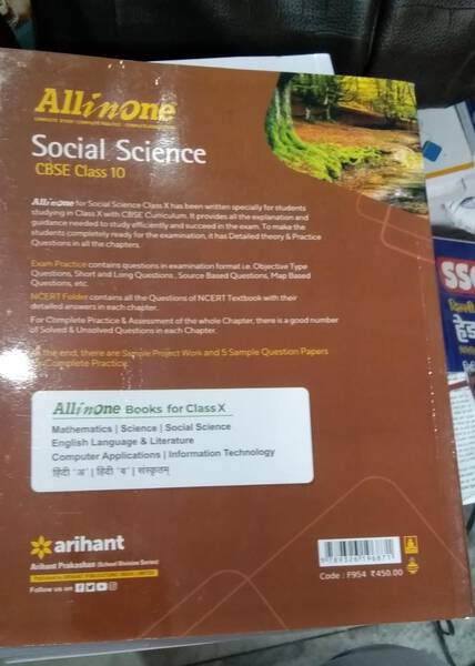 Social Science CBSE Class 10 - Arihant