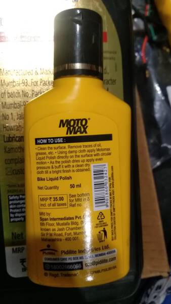 Bike Liquid Polish - Moto Max