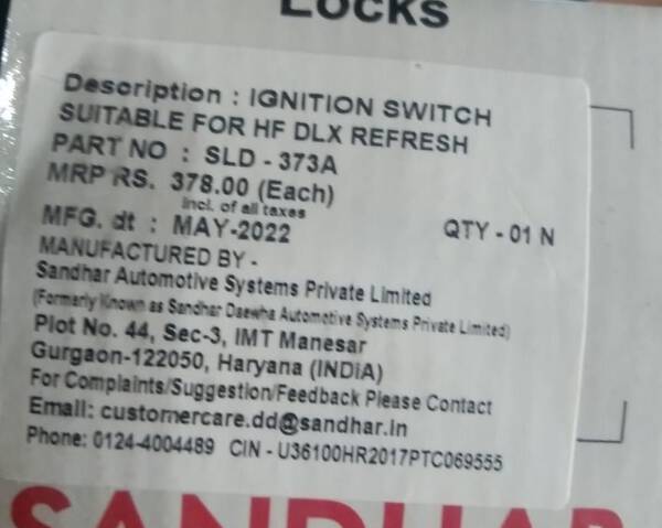 Ignition Switch - Generic