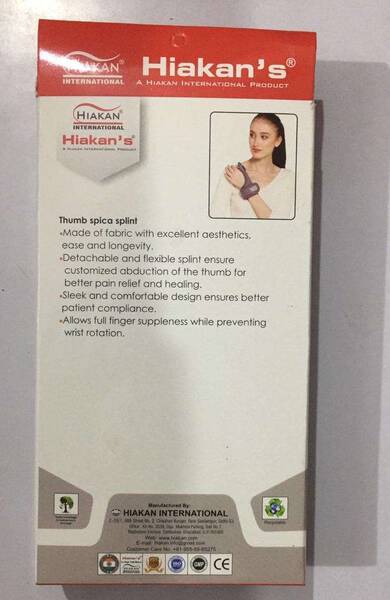 Thumb Spica Splint - Hiakan International