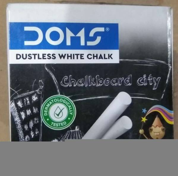 Dustless White Chalk - DOMS