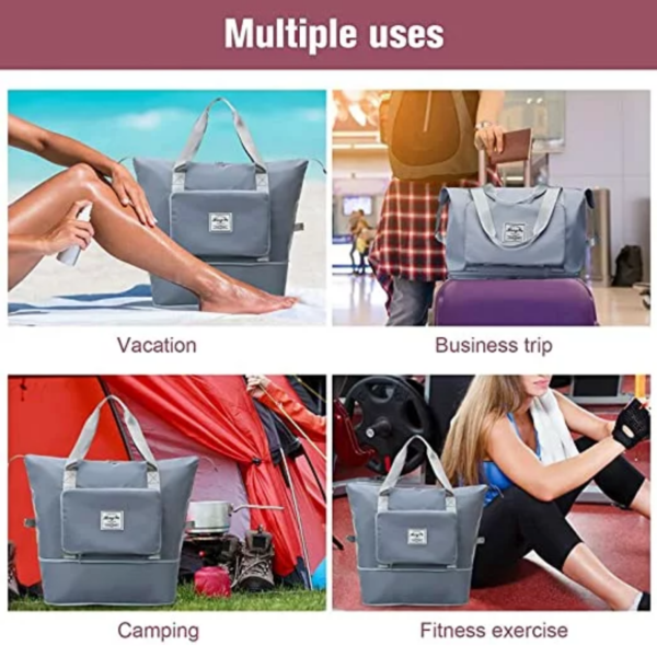 Foldable Travel Duffel Bag - Generic
