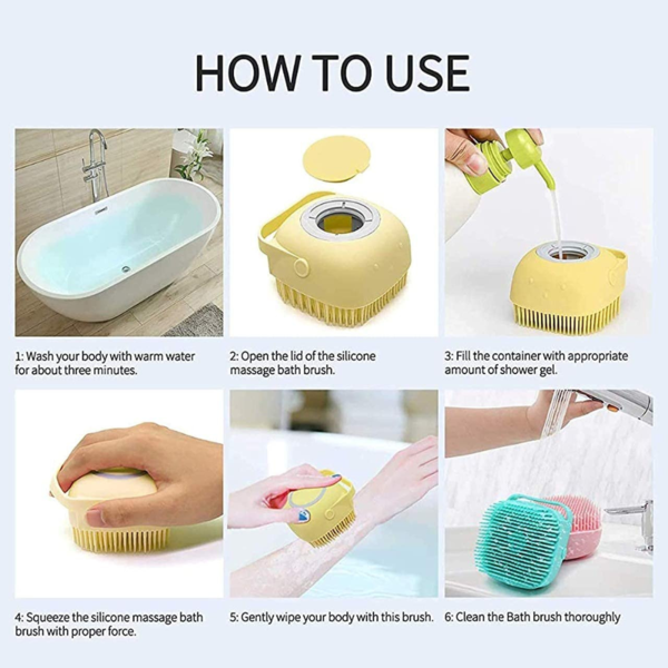 Silicon Bath Brush - Generic