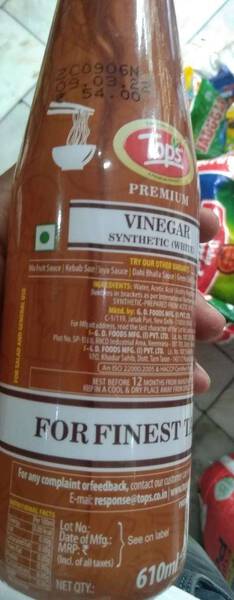 Vinegar Synthetic - Tops