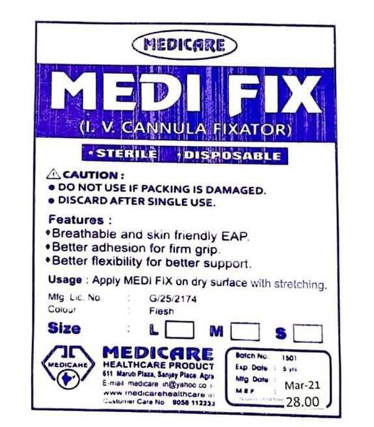 I.V. Cannula Fixator - Generic