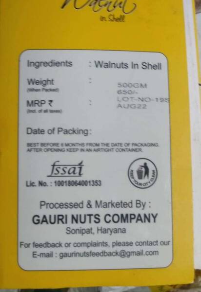 Walnuts - Gauri