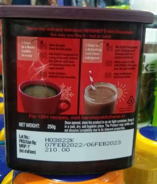 Hot Chocolate Drink Powder - Hershey's