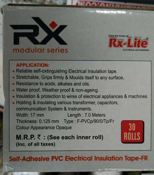 Electrical PVC Tape - Rx-Lite