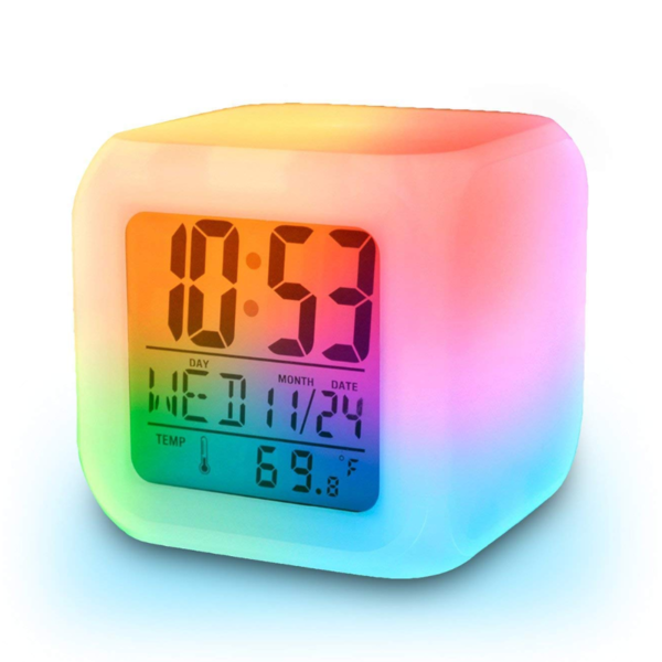 LED Color Change Digital Alarm Clock - Generic